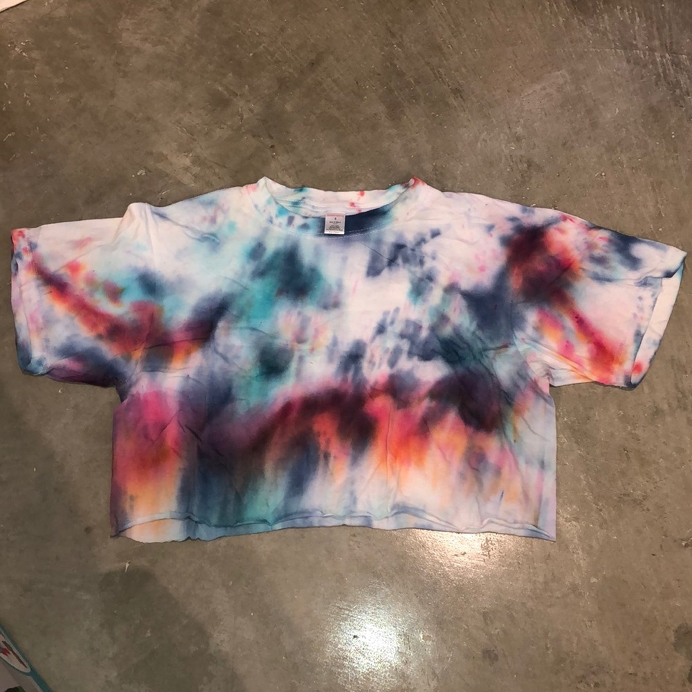 Tye dye crop T-shirt